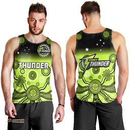 Thunder Men Tank Top Sydney Gradient Aboriginal Art
