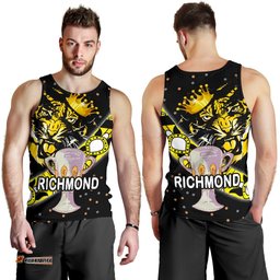 Richmond Premier Men Tank Top Tigers Dotted