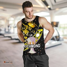 Richmond Premier Men Tank Top Tigers Dotted