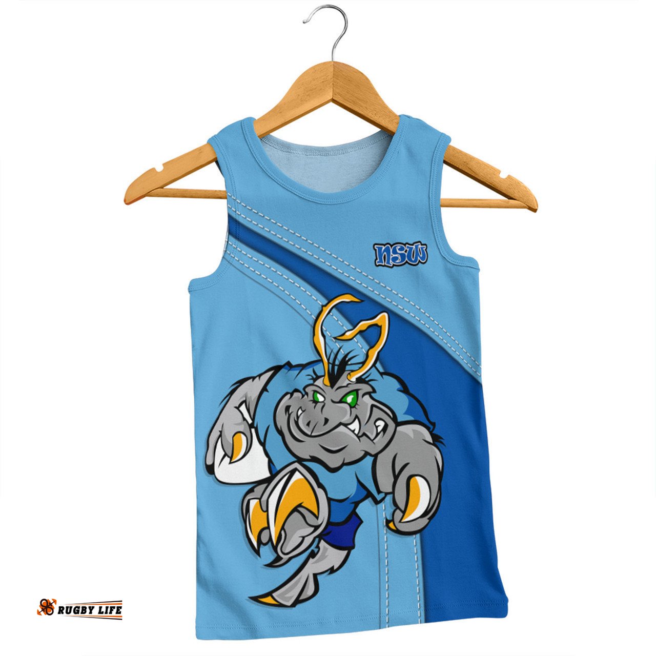 New South Wales Blues Men Singlet Custom Team Of Us Die Hard Fan Supporters