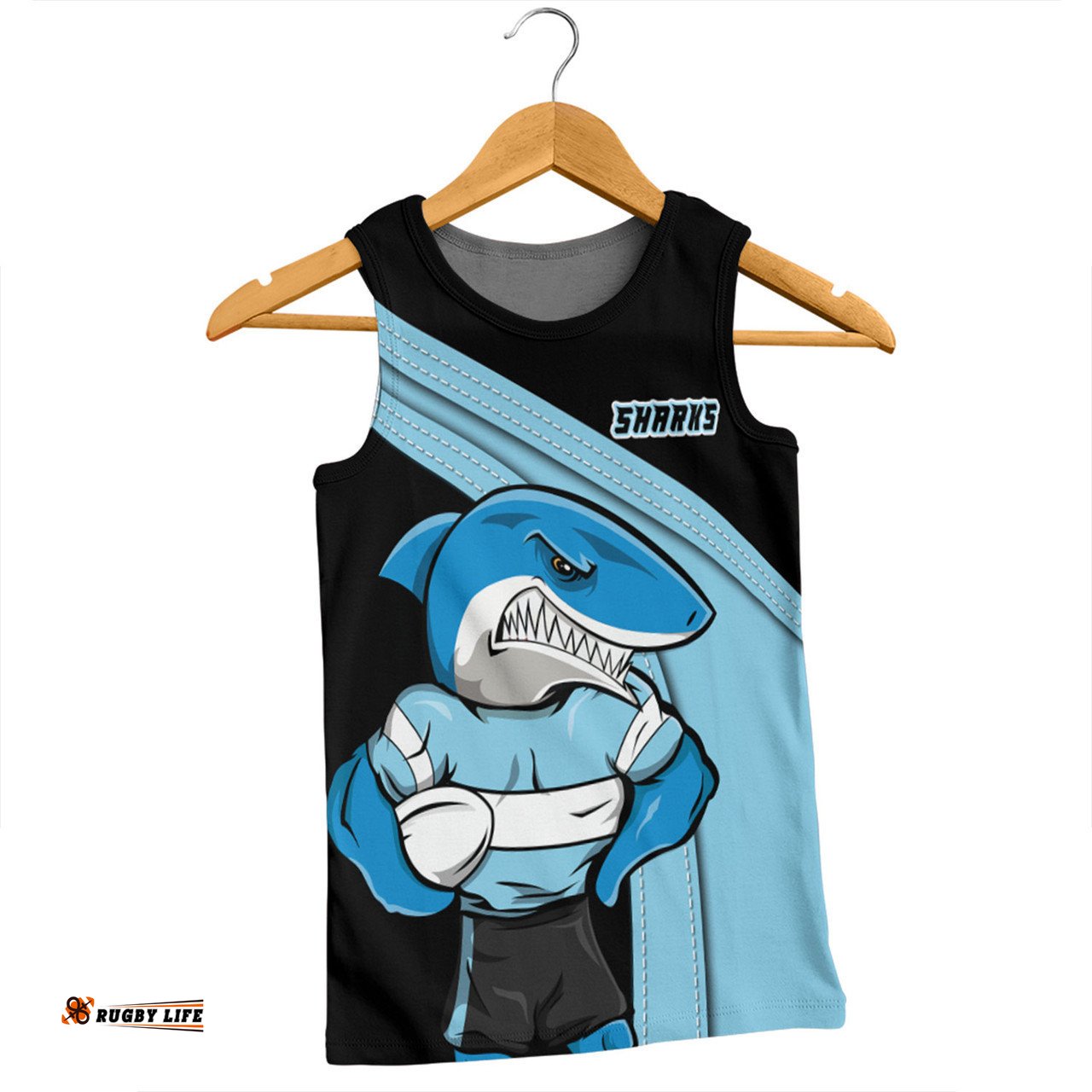Cronulla-Sutherland Sharks Men Singlet Custom Team Of Us Die Hard Fan Supporters