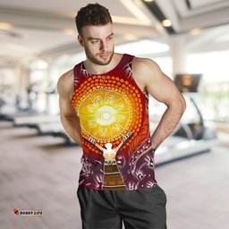 Men's Tank Top - Australian Aboriginal NAIDOC Week - Because Of Her, We Can