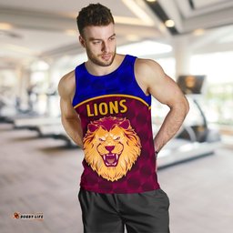Brisbane Lions Men Tank Top Powerful
