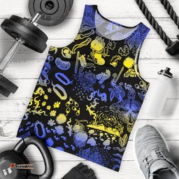 Australia Tank Top - Australian Aboriginal Golden Wattle - Men