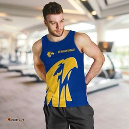 (Custom Personalised) Mt Allan Eagles Men Tank Top - Aboriginal Dot Painting -