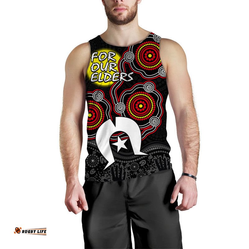 (Custom Personalised) NAIDOC Men Tank Top Aboriginal and Torres Strait Islander