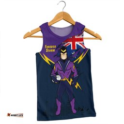 Melbourne Storm Men Singlet Custom For Die Hard Fan Australia Flag Scratch Style