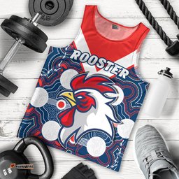 Roosters Men Tank Top Sydney Indigenous