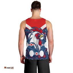 Roosters Men Tank Top Sydney Indigenous