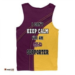 Queensland Maroons Men Singlet Custom Team Of Us Die Hard Fan Supporters