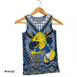 Parramatta Eels Men Singlet Aboriginal Inspired Naidoc Week Custom For Die Hard Fan Supporters