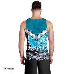 Power Anzac Day Men Tank Top Port Adelaide Lighting