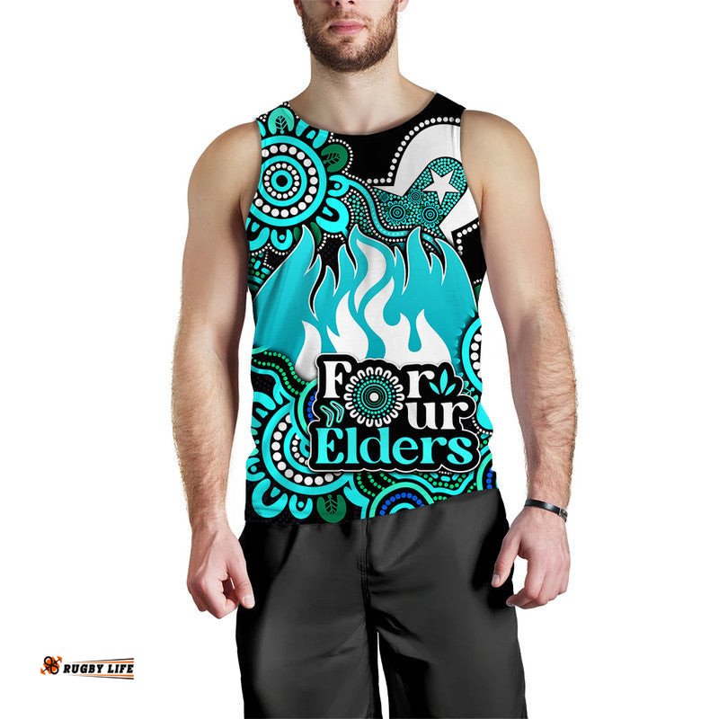 (Custom Personalised) Brisbane Heat Cricket Men Tank Top NAIDOC Torres Strait For Our Elders