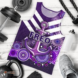 Fremantle Men Tank Top Dockers Indigenous Freo