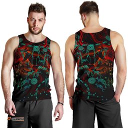 Men's Tank Top, Kangaroo Adults Indigenous Art