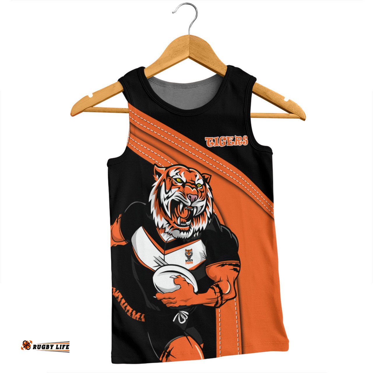 Wests Tigers Men Singlet Custom Team Of Us Die Hard Fan Supporters