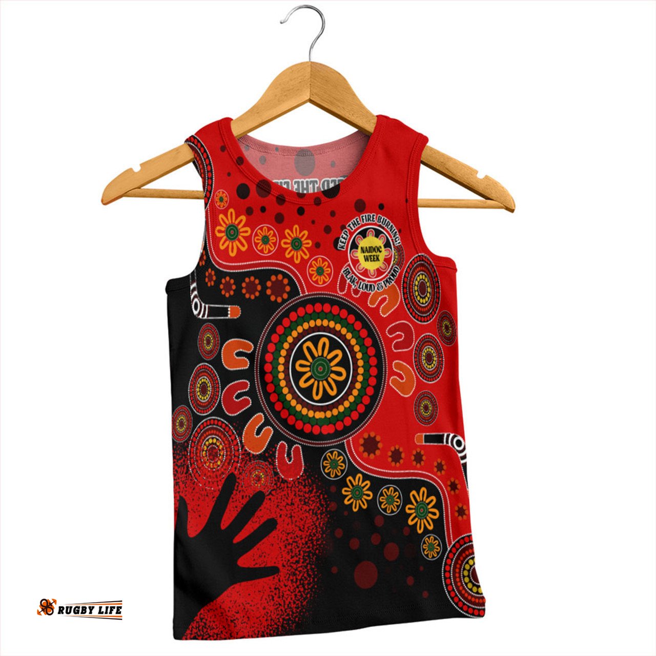 Australia Men Singlet Aboriginal Indigenous Naidoc Week Simple