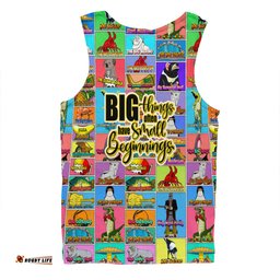 Australia Men Singlet - Australia's Iconic Big Things Postage Stamps Style Men Singlet