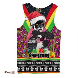 Penrith Panthers Christmas Custom Men Singlet - Penrith Panthers Santa Aussie Big Things Christmas Men Singlet