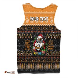 Wests Tigers Christmas Custom Men Singlet - Chrissie Spirit Men Singlet