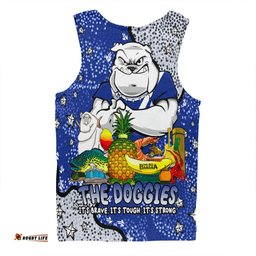 Canterbury-Bankstown Bulldogs Custom Men Singlet - Australian Big Things Men Singlet