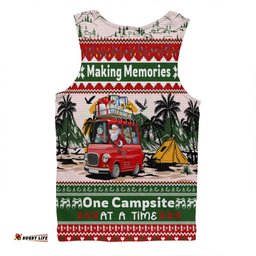 Australia Camping Christmas Men Singlet - Making Memories One Campsite At A Time Men Singlet