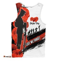 Australia Men Singlet - Anzac Day Special Style  Ver 2