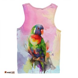 Australia Rainbow Lorikeets Men Singlet - Rainbow Lorikeets Color Art Men Singlet