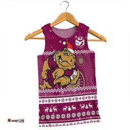 Queensland Cane Toads Christmas Custom Men Singlet - Ugly Xmas And Aboriginal Patterns For Die Hard Fan Men Singlet