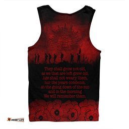 Australia Anzac Day Men Singlet - Their Names Liveth Forevermore Men Singlet