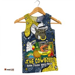 North Queensland Cowboys Custom Men Singlet - Australian Big Things Men Singlet