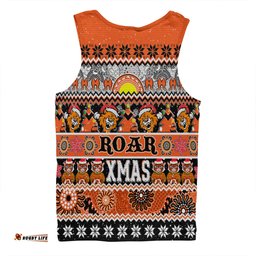 Wests Tigers Christmas Aboriginal Custom Men Singlet - Indigenous Knitted Ugly Xmas Style Men Singlet