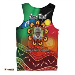 Australia Aboriginal Custom Men Singlet - Aboriginal Keep Your Eyes On The Sun Personalised Photo Men Singlet