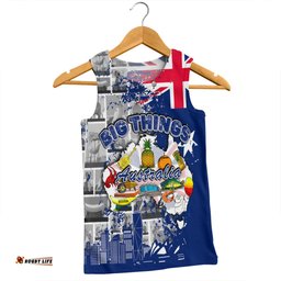 Australia Men Singlet - Australia Big Things Men Singlet