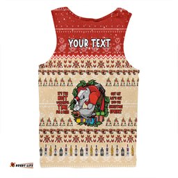 Redcliffe Dolphins Christmas Custom Men Singlet - Chrissie Spirit Men Singlet