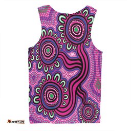 Australia Aboriginal Men Singlet - Dot Patterns From Indigenous Australian Culture Men Singlet