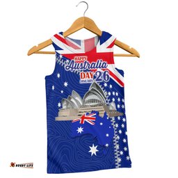 Australia Australia Day Men Singlet - Happy Australia Day Men Singlet