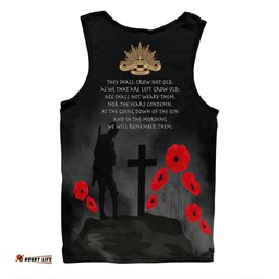 Australia Anzac Day Men Singlet - Australia Remember Black Men Singlet