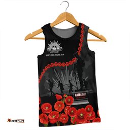 Australia Anzac Day Men Singlet - Anzac Day Lest We Forget Camouflage Pattern Men Singlet