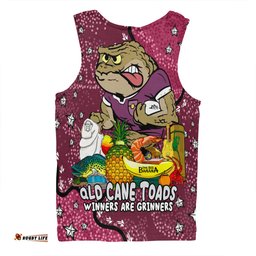 Queensland Cane Toads Custom Men Singlet - Australian Big Things Men Singlet