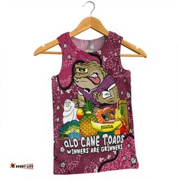 Queensland Cane Toads Custom Men Singlet - Australian Big Things Men Singlet