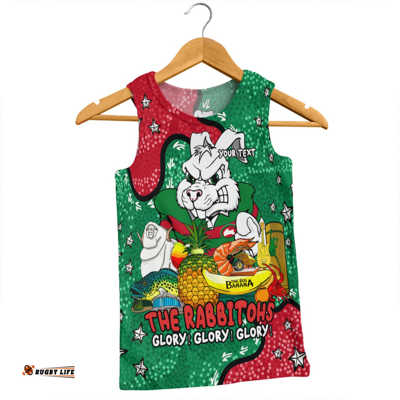 South Sydney Rabbitohs Men Singlet - Australian Big Things Men Singlet