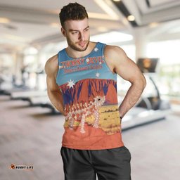Personalised Australia Thorny Devil Men Tank Top Nature's Armored Knights - Aussie Uluru