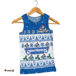 Canterbury-Bankstown Bulldogs Christmas Custom Men Singlet - Special Ugly Christmas Men Singlet