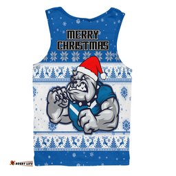 Canterbury-Bankstown Bulldogs Christmas Custom Men Singlet - Special Ugly Christmas Men Singlet
