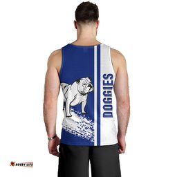 Canterbury-Bankstown Bulldogs Men's Tank Top - Bulldogs Mascot Quater Style