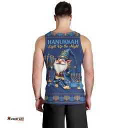 Hanukkah Jewish Star of David Men Tank Top Chilling With My Gnomies