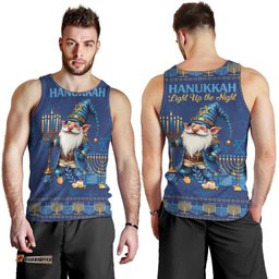Hanukkah Jewish Star of David Men Tank Top Chilling With My Gnomies