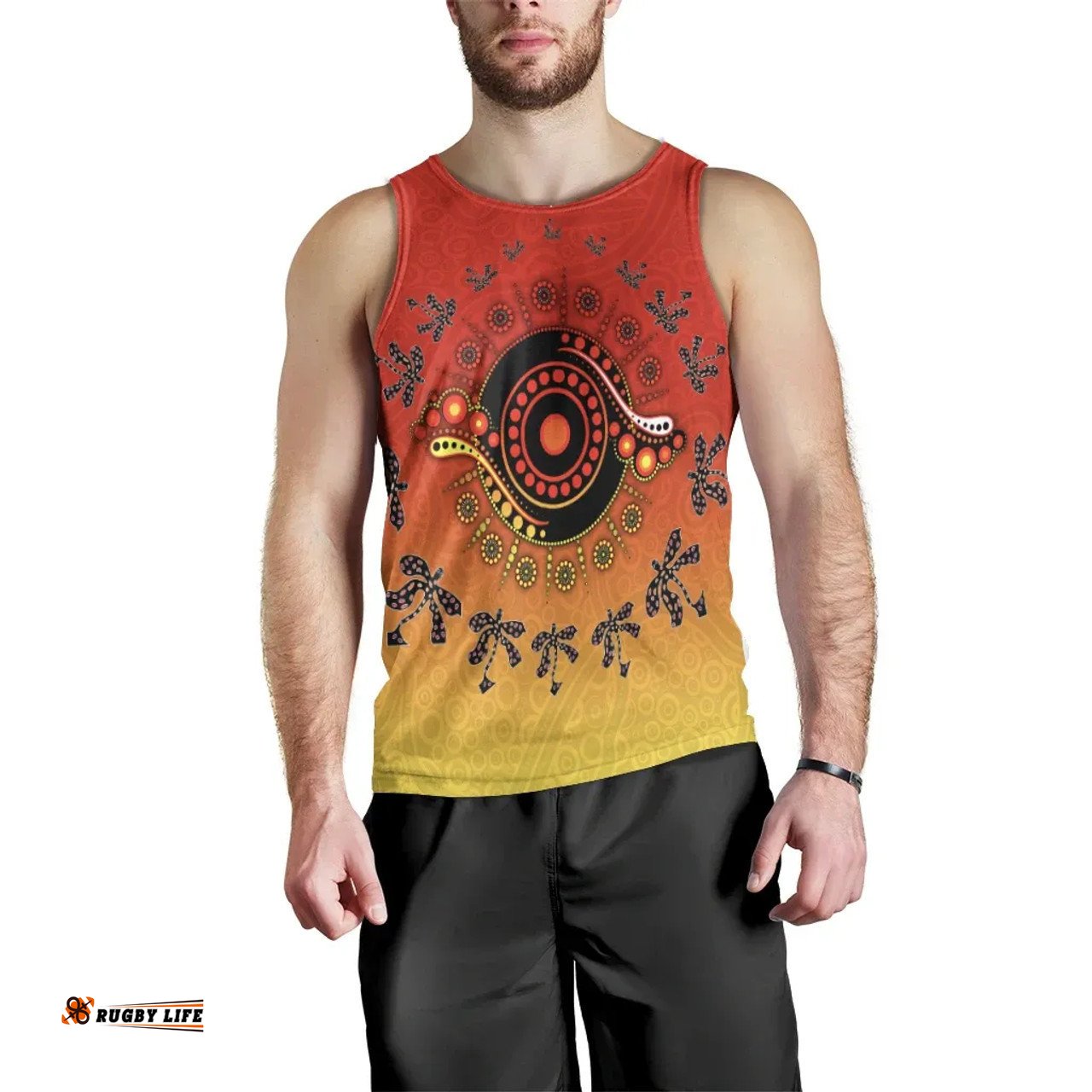 Australia Men Tank Top - Circle Pattern