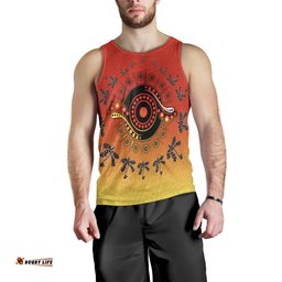 Australia Men Tank Top - Circle Pattern
